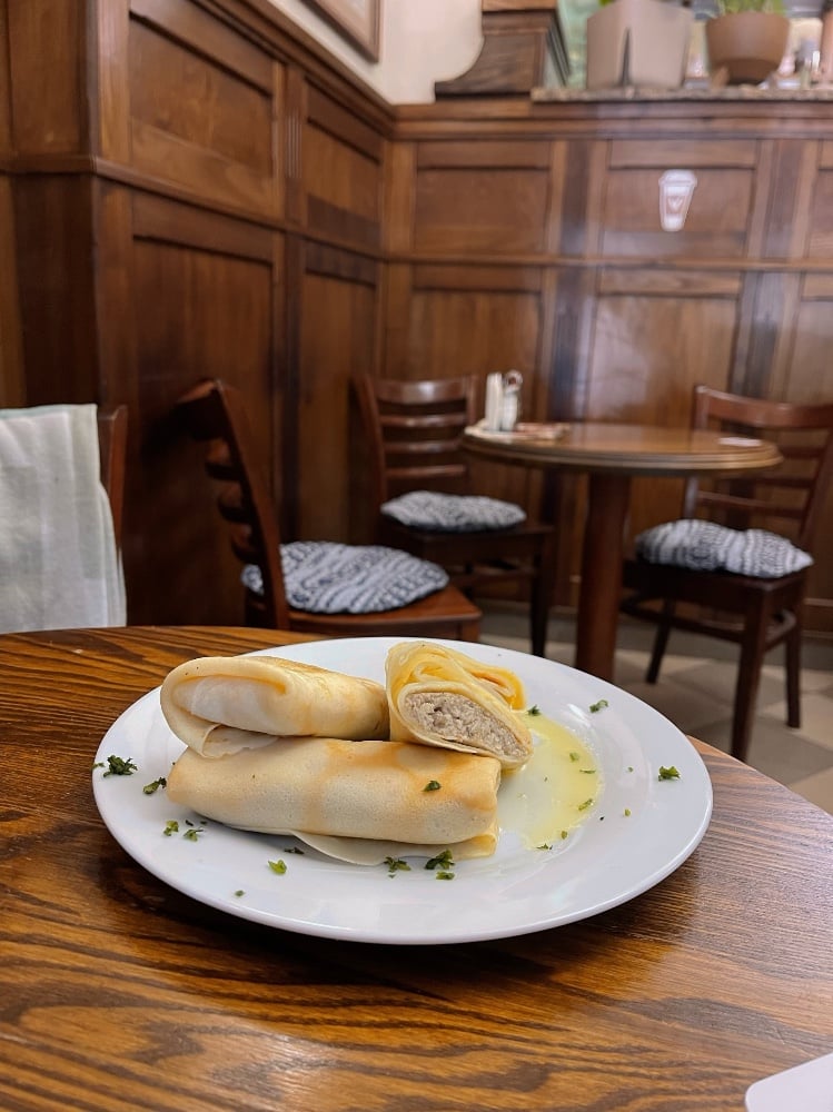 Млинці з м'ясом