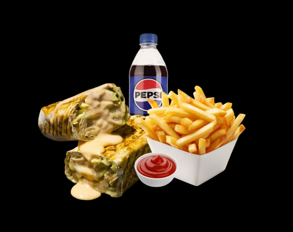 Комбо меню (Шаурма Пряна Груша+Картопля фрі+Пепсі)