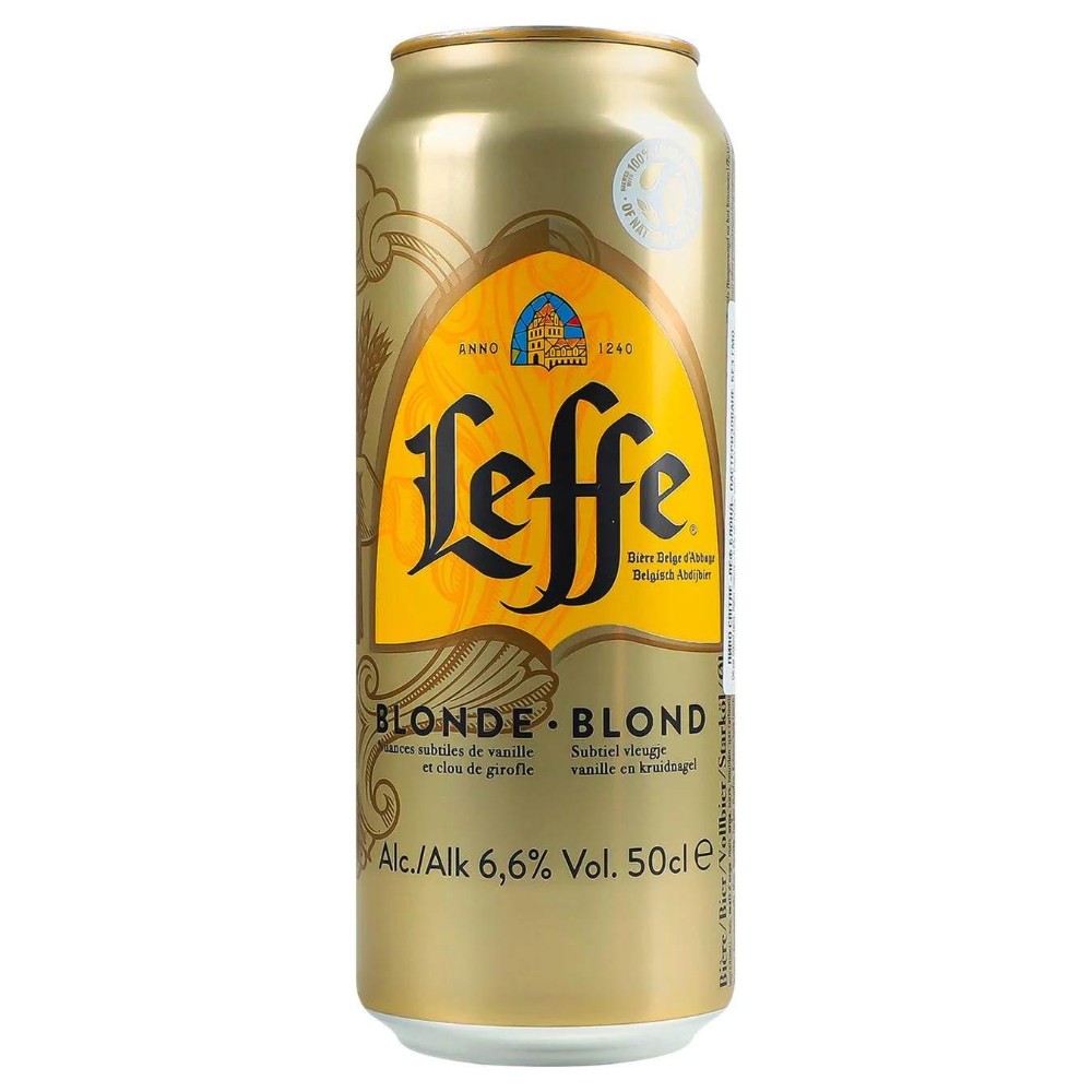 Пиво Leffe Blonde 0.33 л ж/б