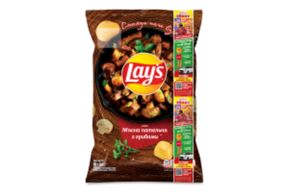 Чипси М'ясна пательн з грибами Lay's 60г