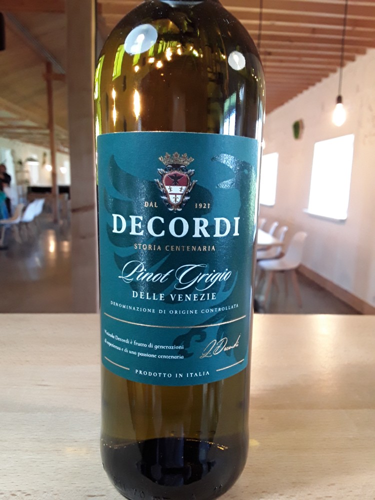 Вино Decordi. Піно Гріджо Деллі Венеція 2023 біле 0,75*6