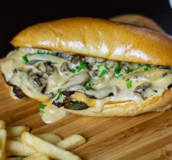 Philly cheese stacke