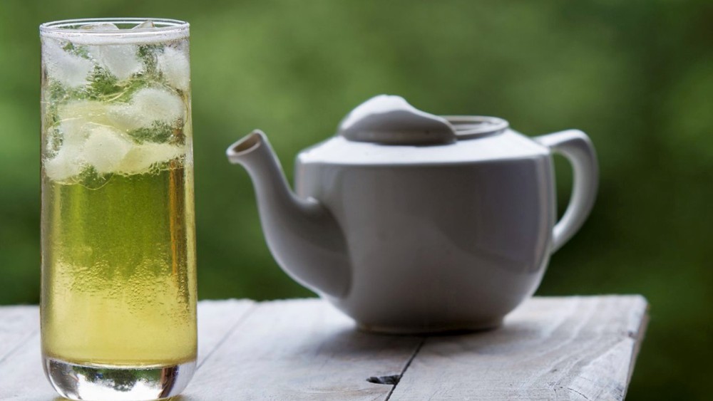 Айс зелёный чай 500мл (обед) / Iced green tea 500ml (lunch)