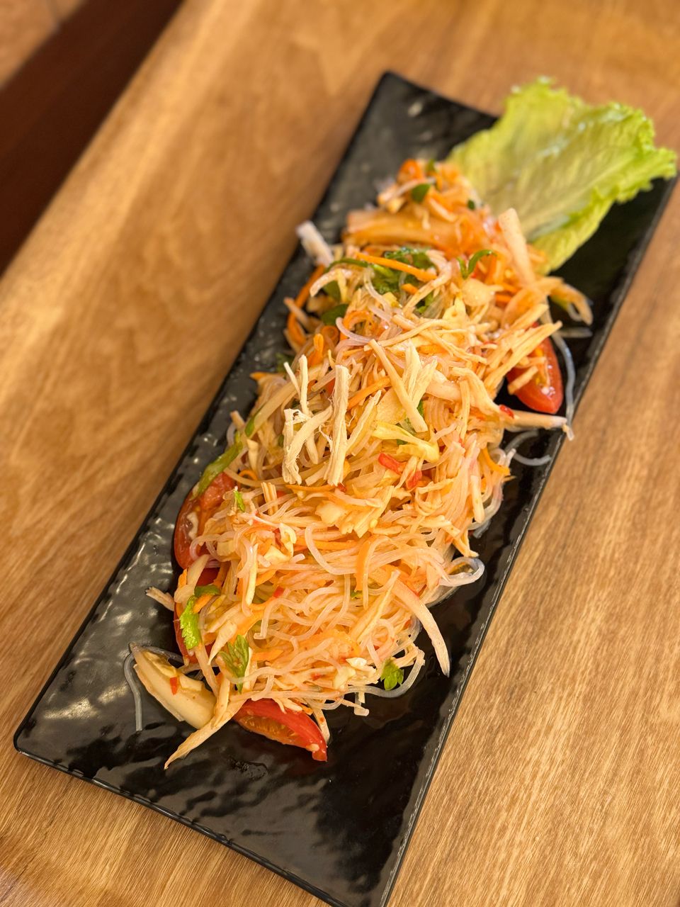 Салат с фунчозой и курицей / Salad with glass noodles and chicken  
