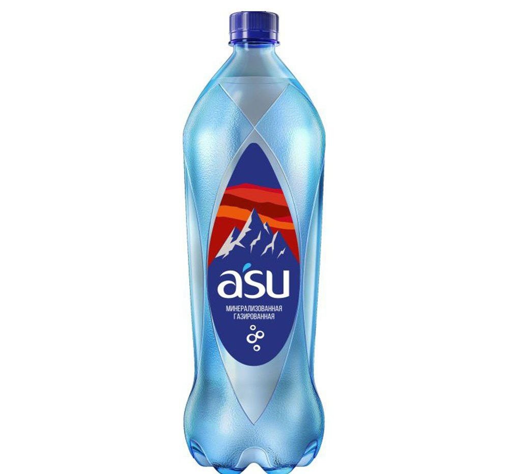 Вода с газом 1л (обед)