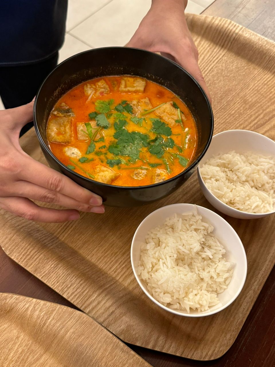 Том Ям Хед (грибы и жареный тофу) 660мл / Tom Yum Hed (mushrooms and fried tofu) 660ml