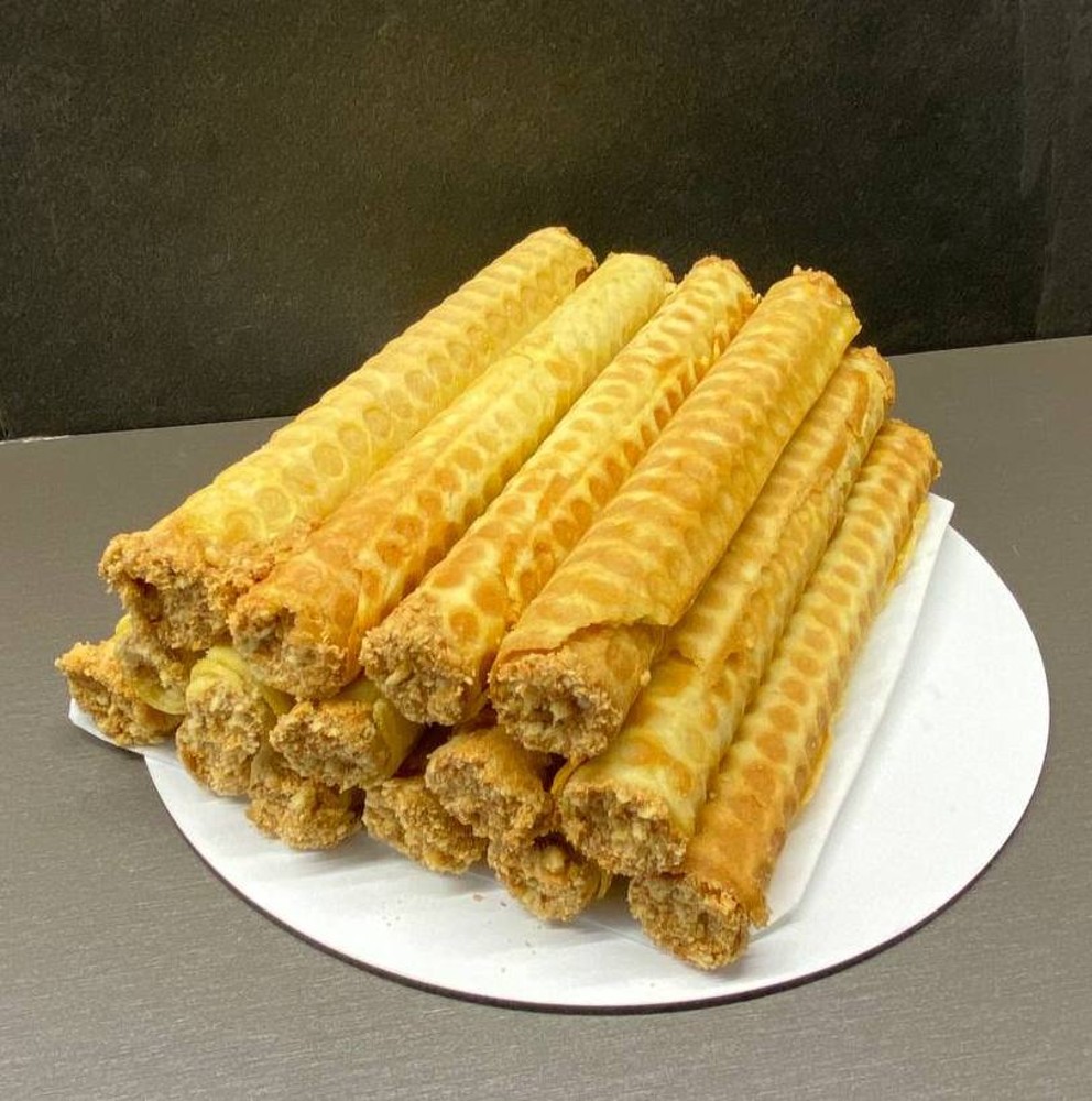 Трубочки зі згущеним молоком