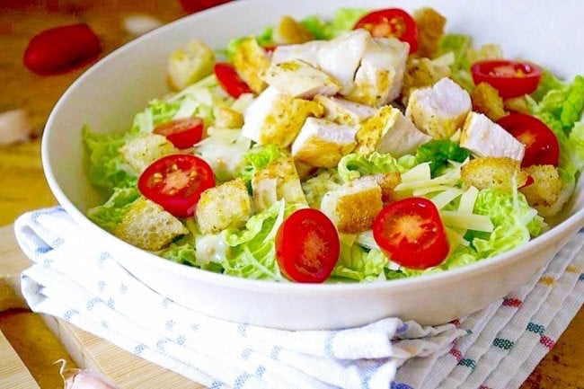 Салат з копченою куркою only double