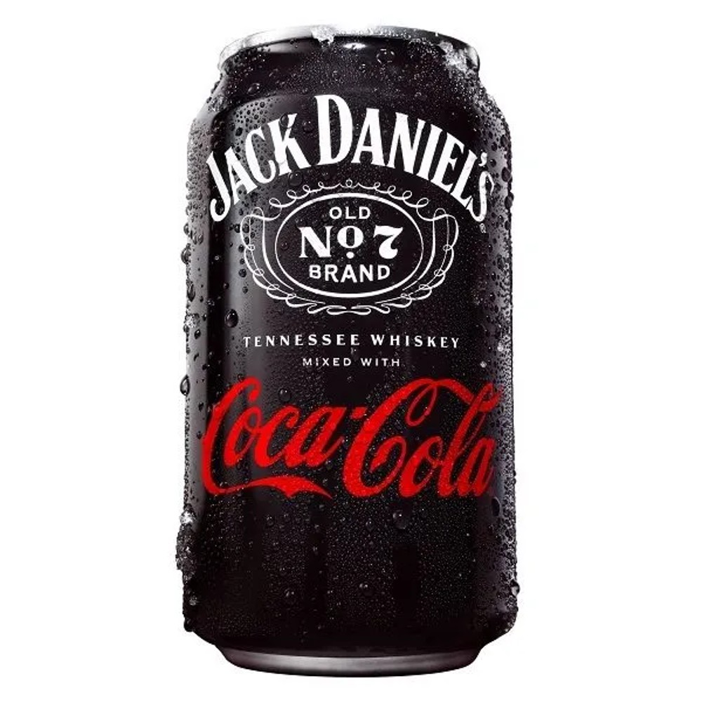 Напій слабоалкогольний Jack Daniel`s та Coca-Cola, 330мл