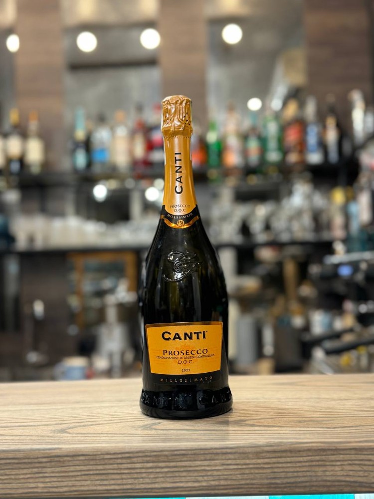 Вино ігристе екстра-сухе біле Prosecco Canti, 125мл