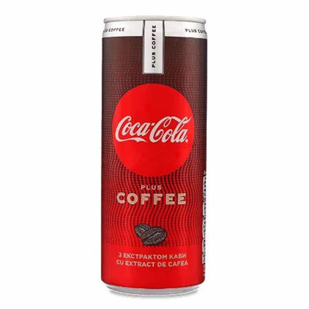 Напій Coca-Cola pluse Coffee ЗБ, 250мл