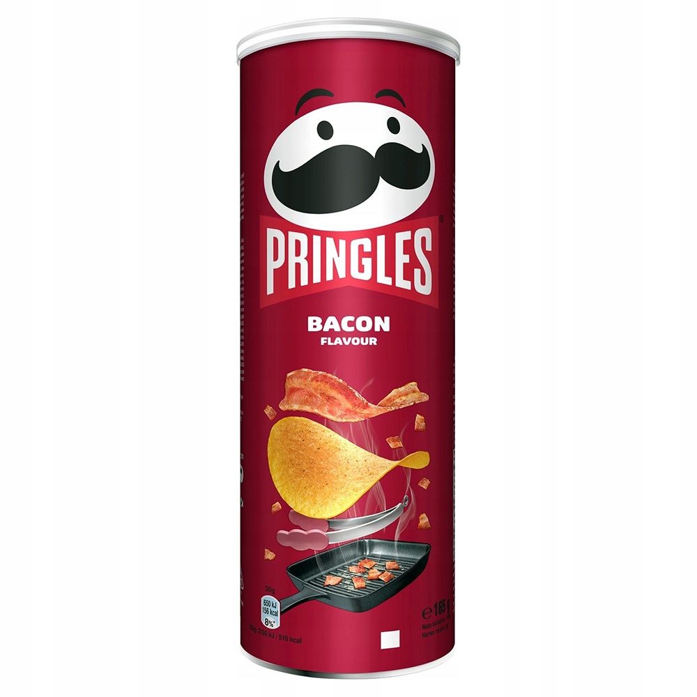 Чіпси PRINGLES Бекон, 165гр