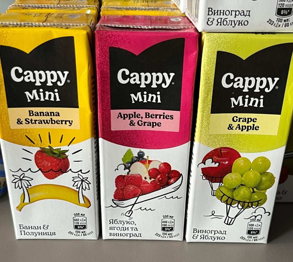 Сік Cappy Mini в асортименті