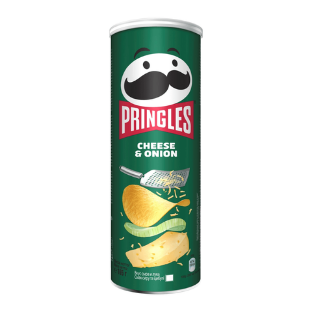 Чіпси PRINGLES Сир та цибуля, 165гр