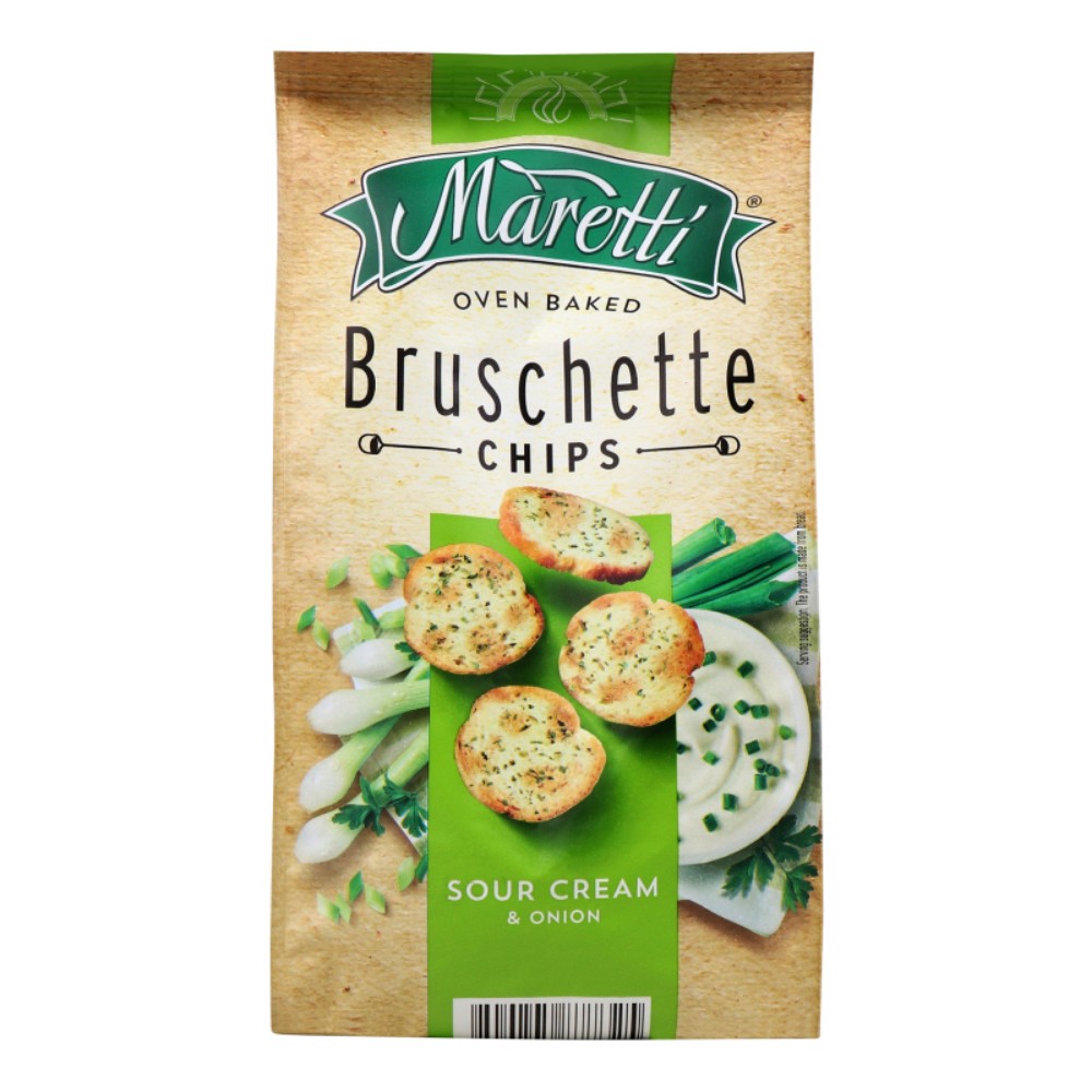 Брускети MARETTI сметана цибуля, 70гр