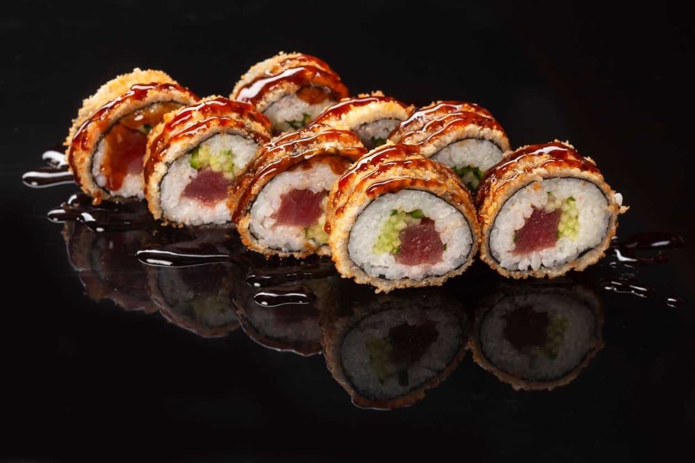 Tempura ar kūpinātu zuti