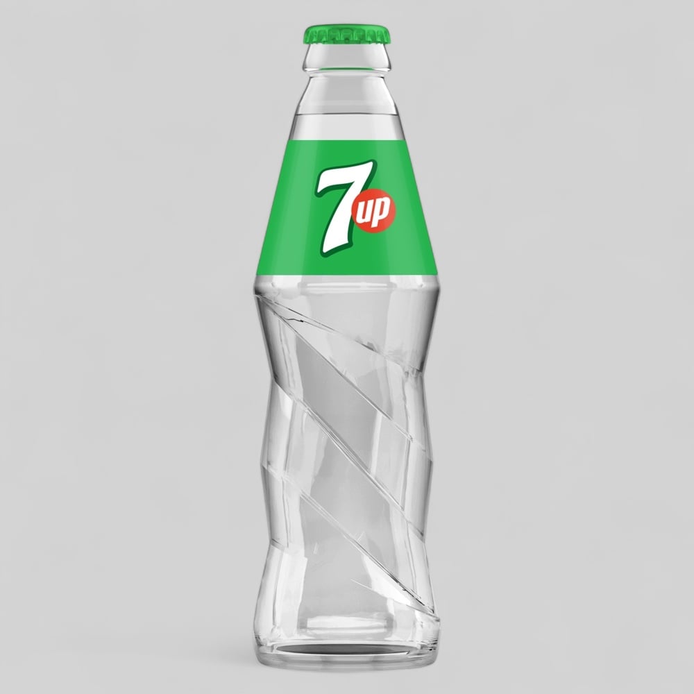 7UP 0.25 скло