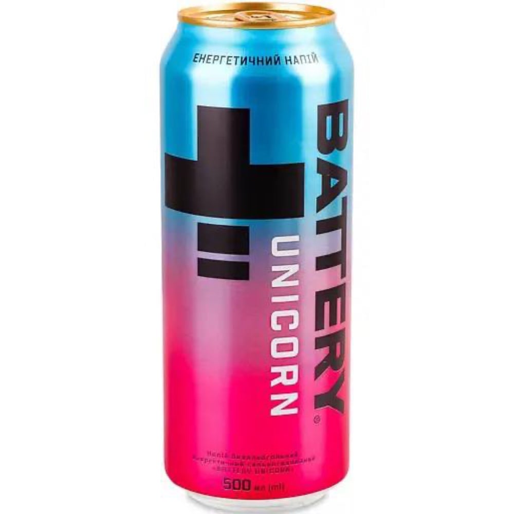 Енергетичний напій Battery Unicorn 0.5 з/б