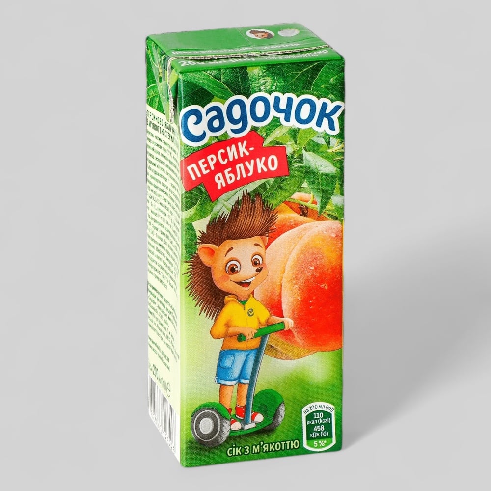 Садочок Персиково-яблучний 0.2л