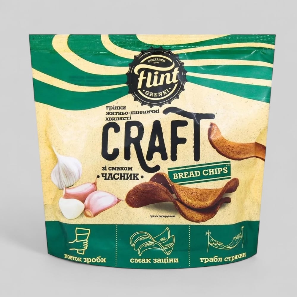 Flint Craft Grenki Часник житні 80г