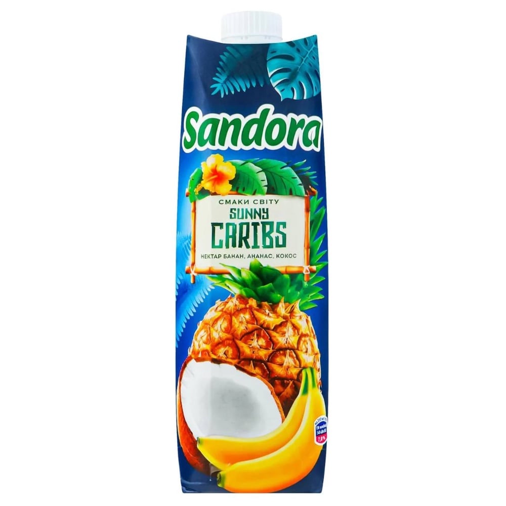 Sandora 0.95л Банан-Ананас-Кокос