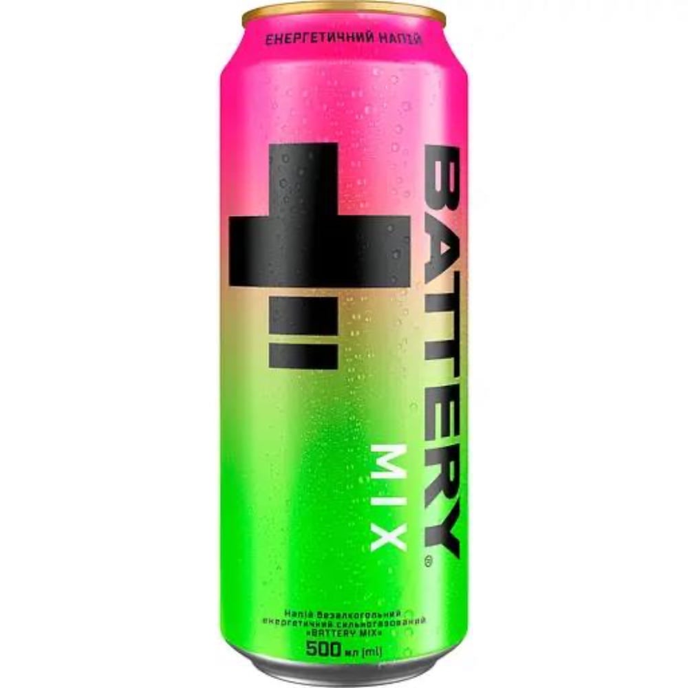 Енергетичний Напій Battery Mix 0.5 з/б