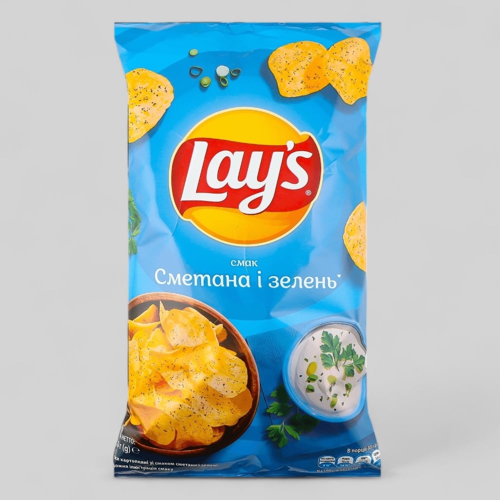 Lays Сметана і зелень 120 г