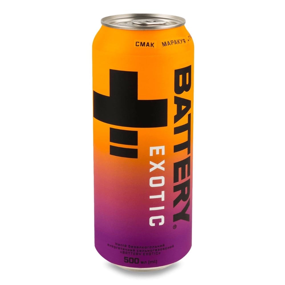 Енергетичний напій Battery Exotic 0.5 з/б