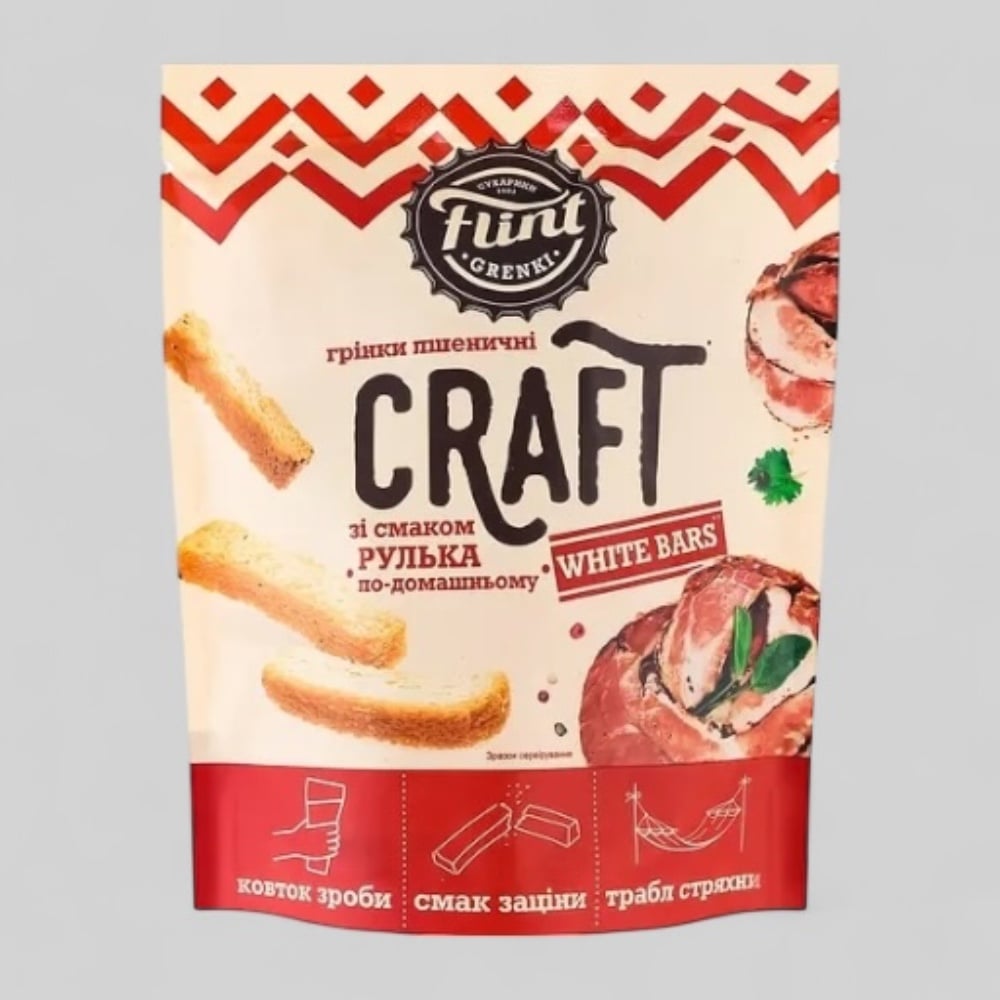 Flint Craft Grenki Рулька по-домашньому пшеничні 80 г