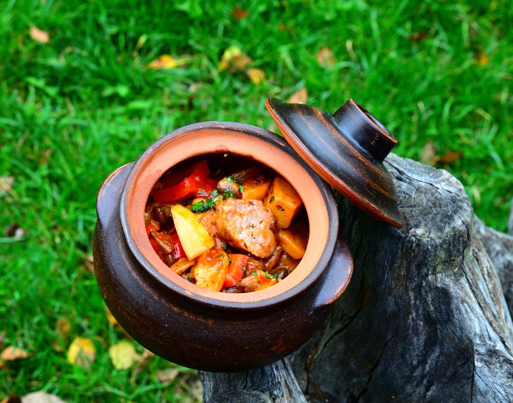 Печеня з домашньой ковбаской 390г