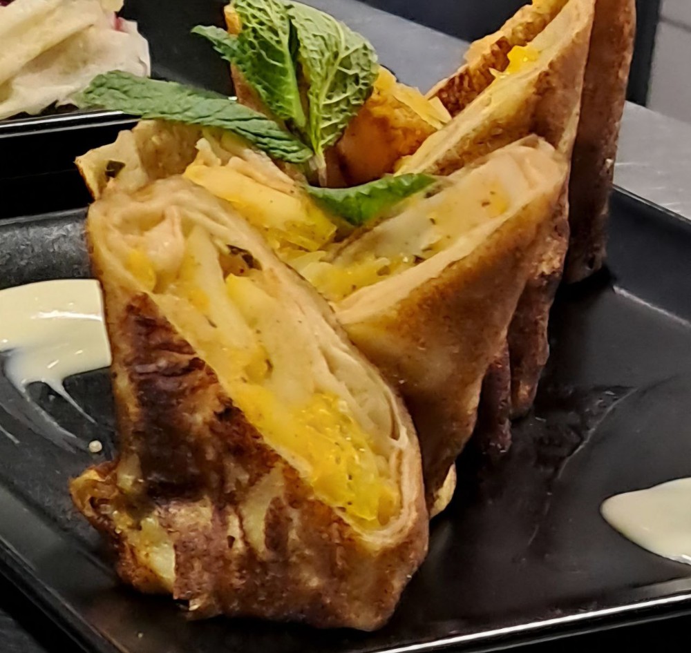 Млинці з яблуком, апельсином і корицею 240г