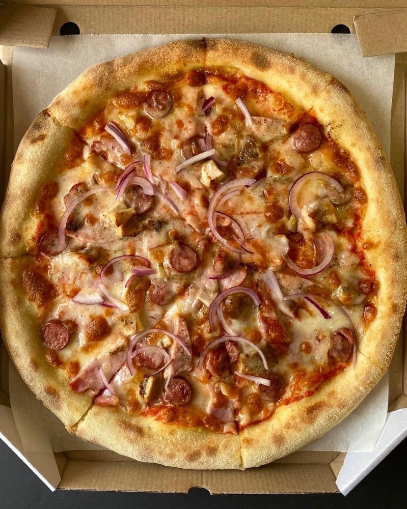 Піца Мʼясна-30 см 