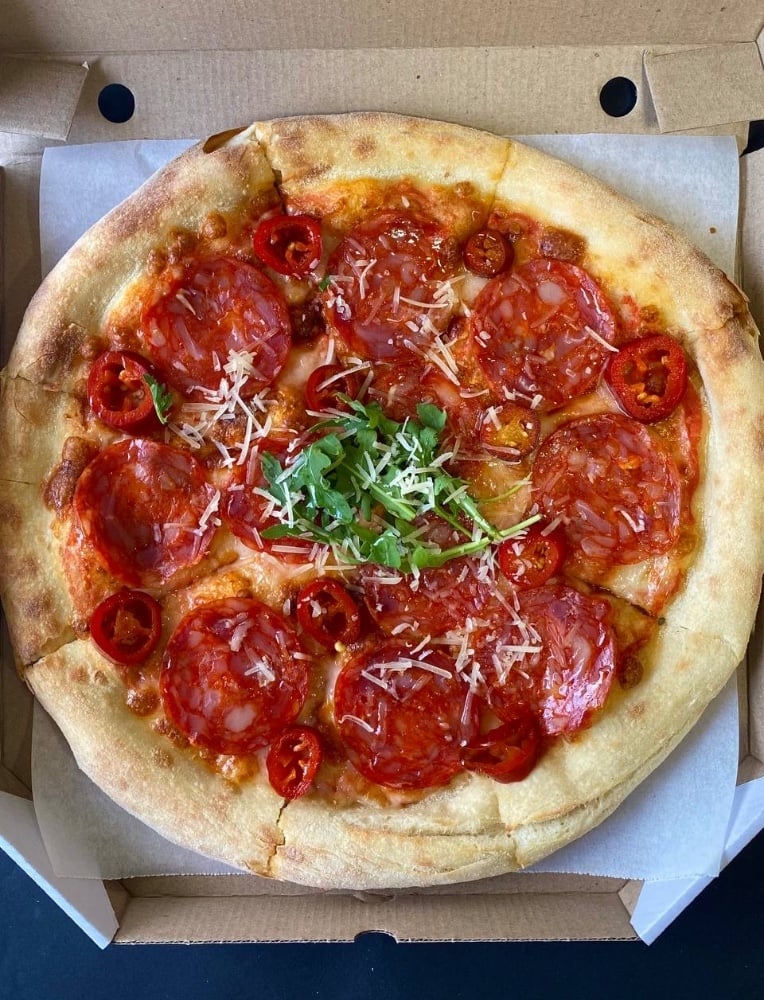 Піца Пепероні чоризо (гостра)