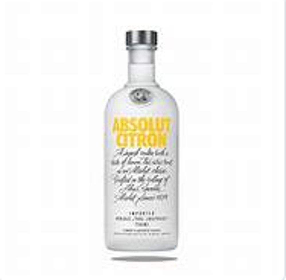 Absolut Citron + Mixer
