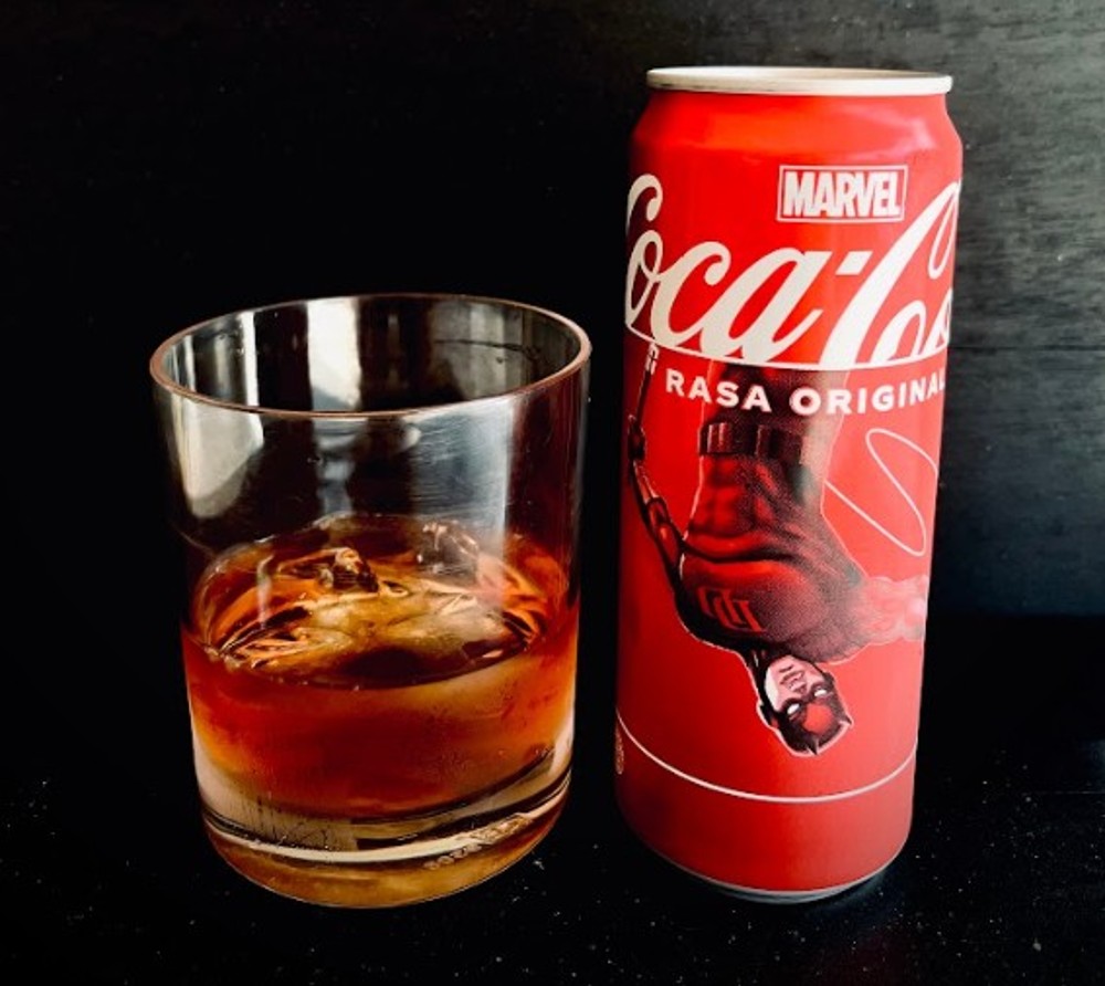 Captain Morgan Spiced Rum + Coke