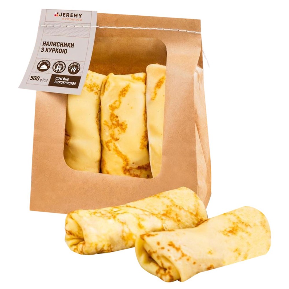 налисники з курячим м'ясом 500г