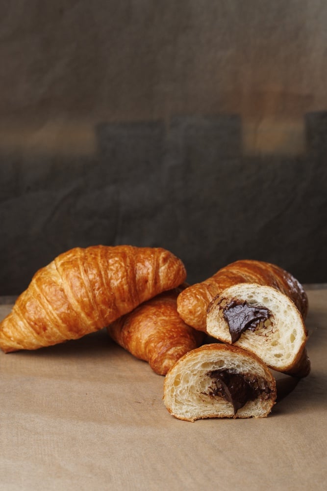 круасан з шоколадои