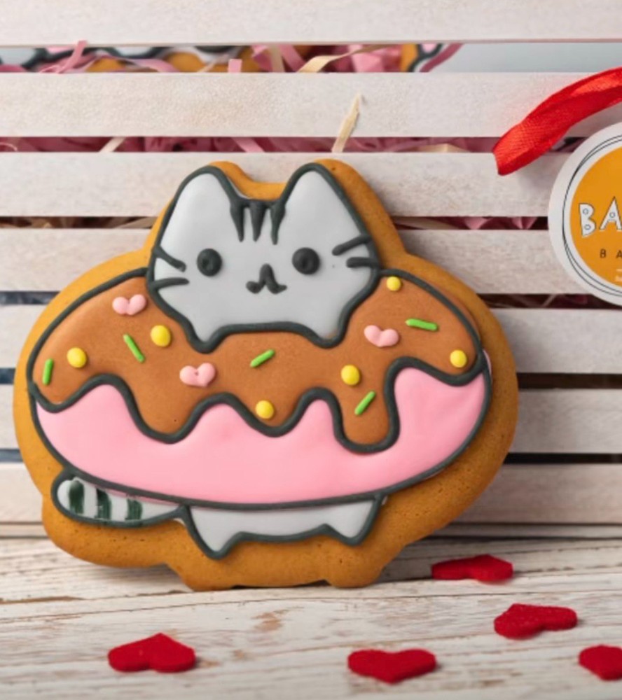 Пряник Котик любить Донат 80г