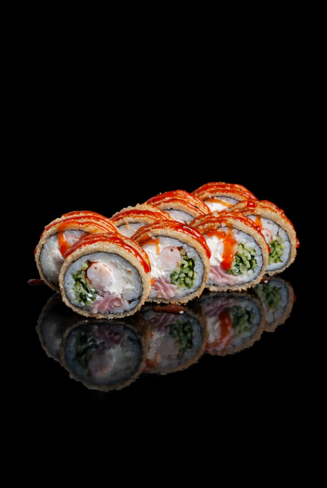 Смажений Креветка-Тунець