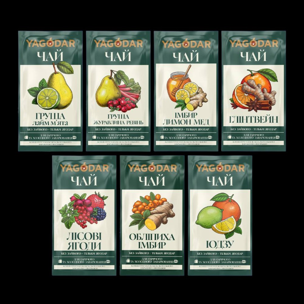 Чай YAGODAR  в асорт. (300мл)