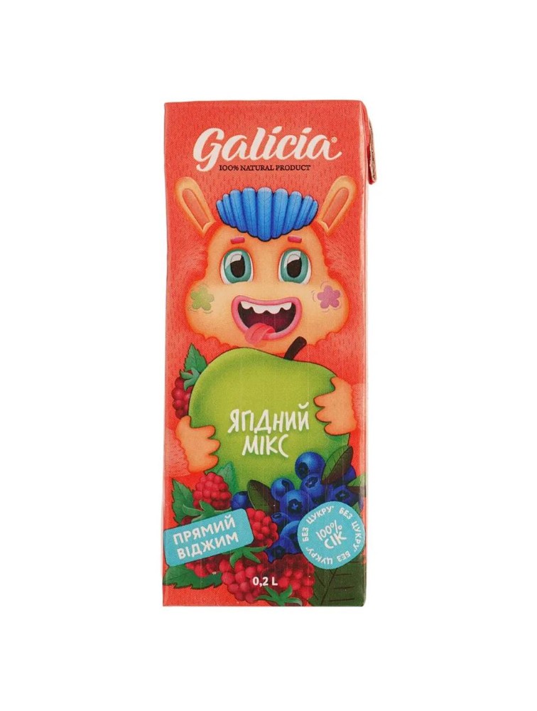 Сік Galicia ягідний мікс 0.2