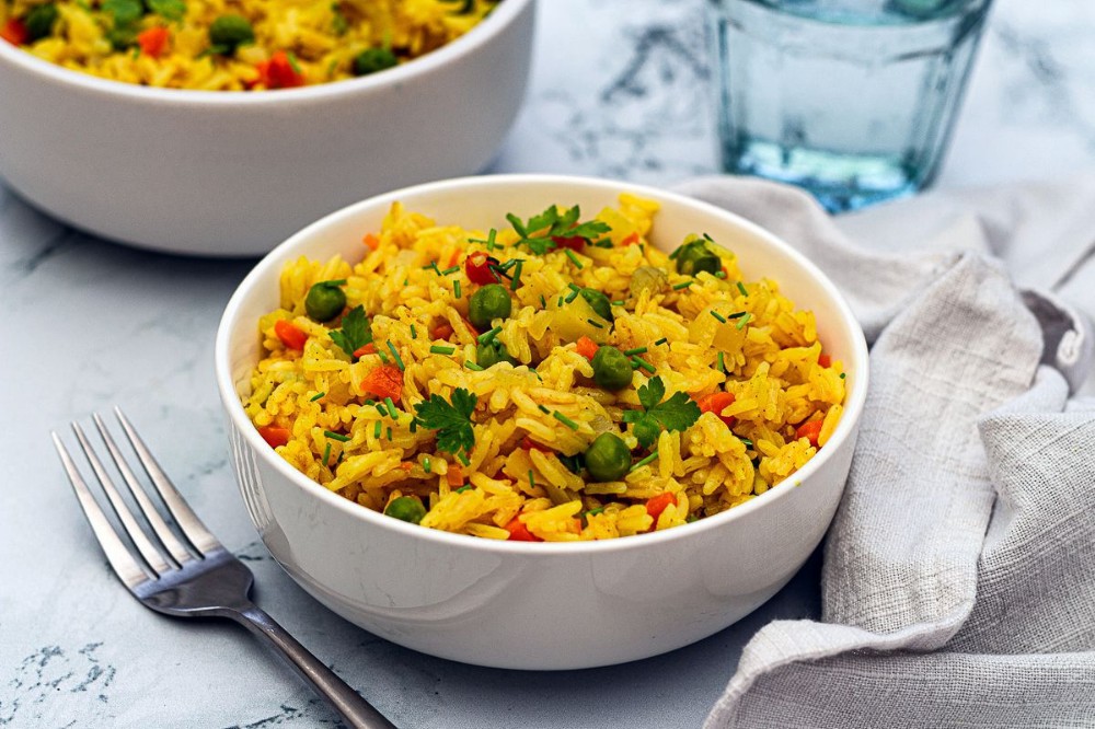 RIZ AU CURRY & LEGUMES
