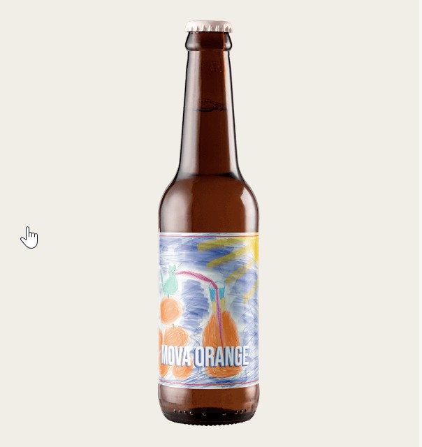 Пляшка Лимонад Orange,033л.
