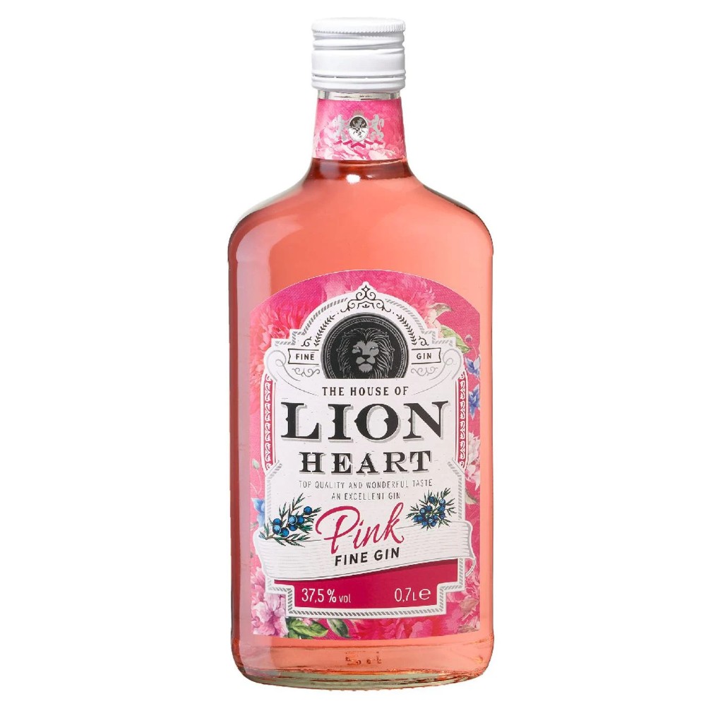Джин рожевий Lion Heart 50 мл