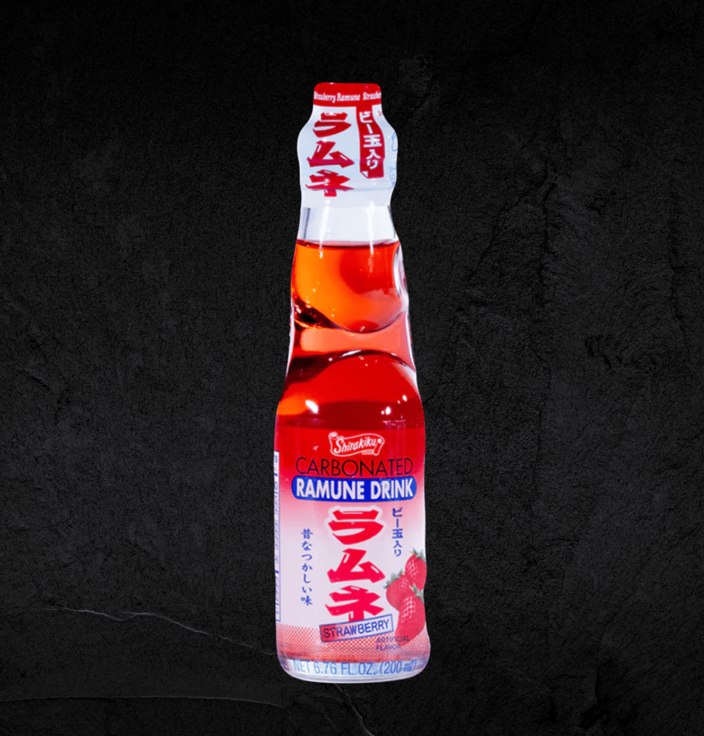 Ramune Carbonated Drink Strawberry