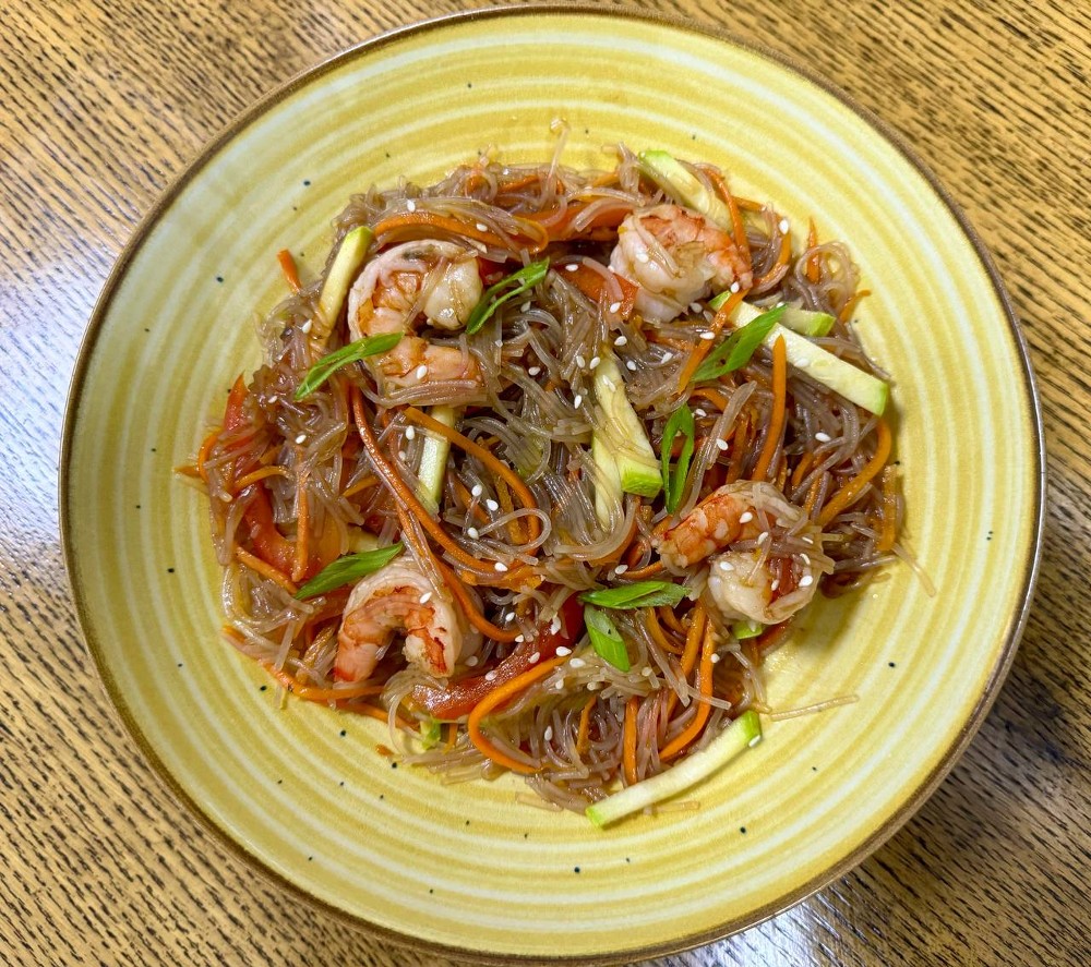 Скляна локшина з креветками 300 г