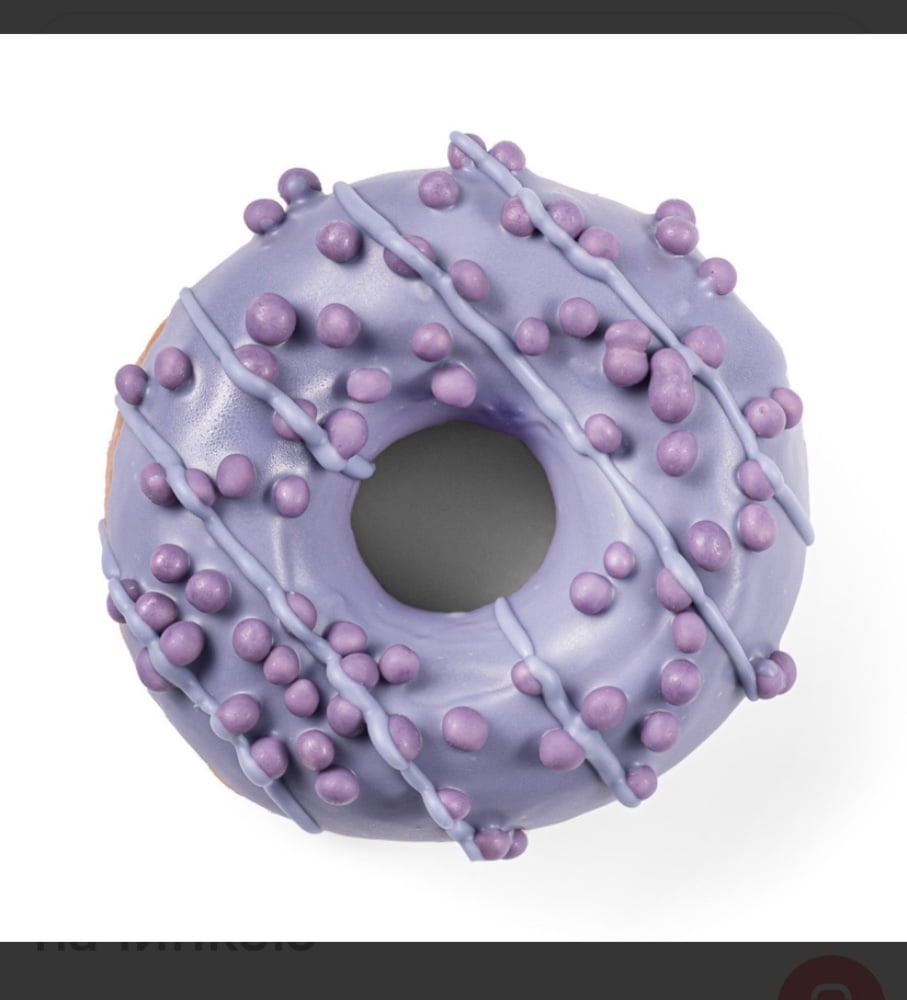 Donut creamy berry с кремовой ягодной начинкой