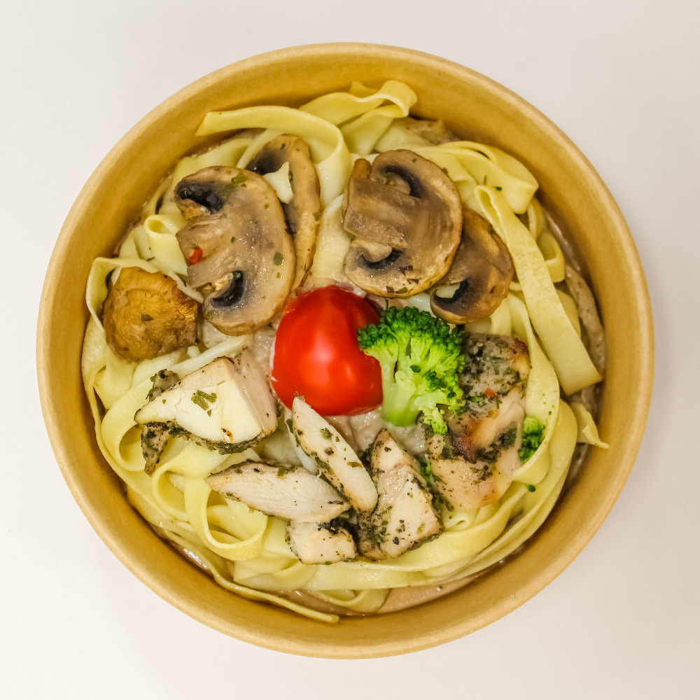 Тельятело Поло Е Порчіні (Паста з куркою та грибами), 250г