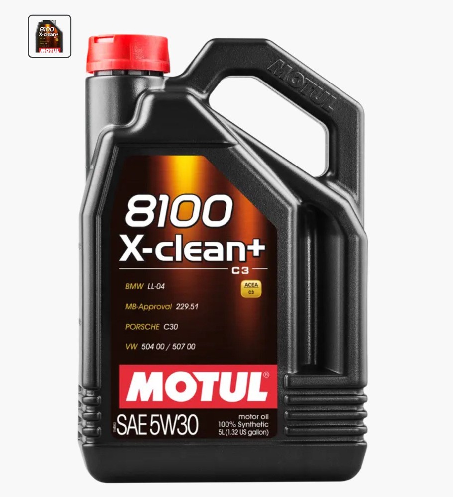 MOTUL моторна олива 5W-30 X-clean+ 8100 (5L)