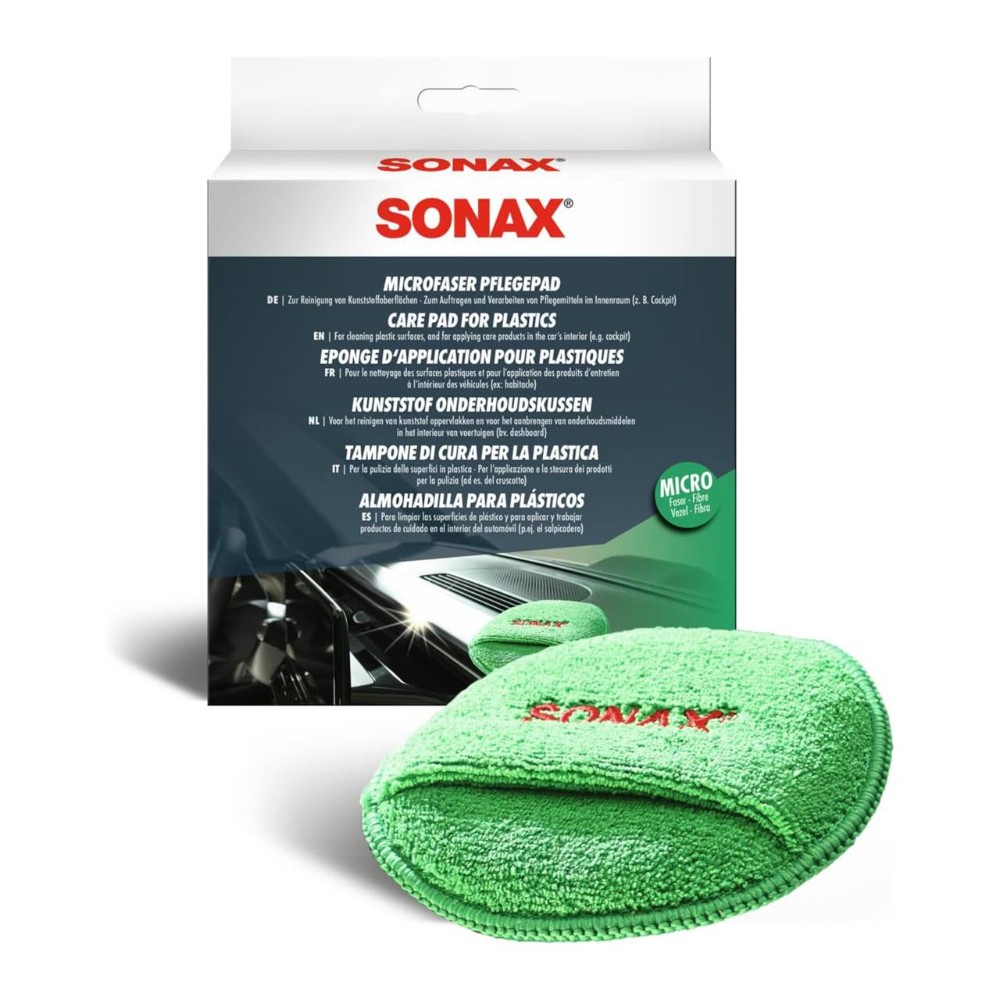 SONAX MicrofaserpflegepadАплікатор з мікрофібри для шкіри і пластика